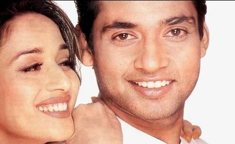 Ajay Jadeja with Madhuri Dixit