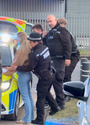 Police arresting Adult Star Bonnie Blue